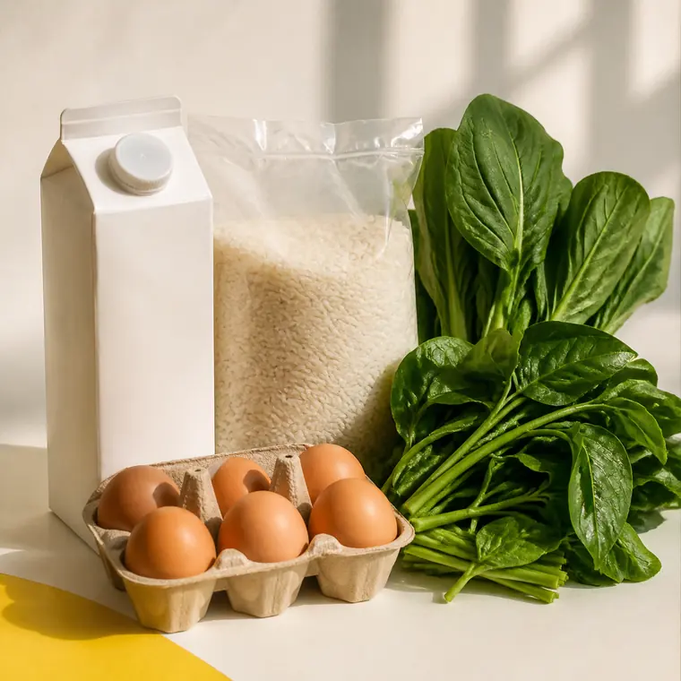 Shopping-bag use case: Weekly groceries